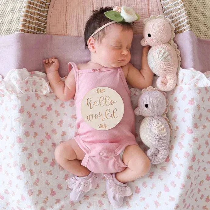 Cuddle + Kind Baby Seahorse Lilac