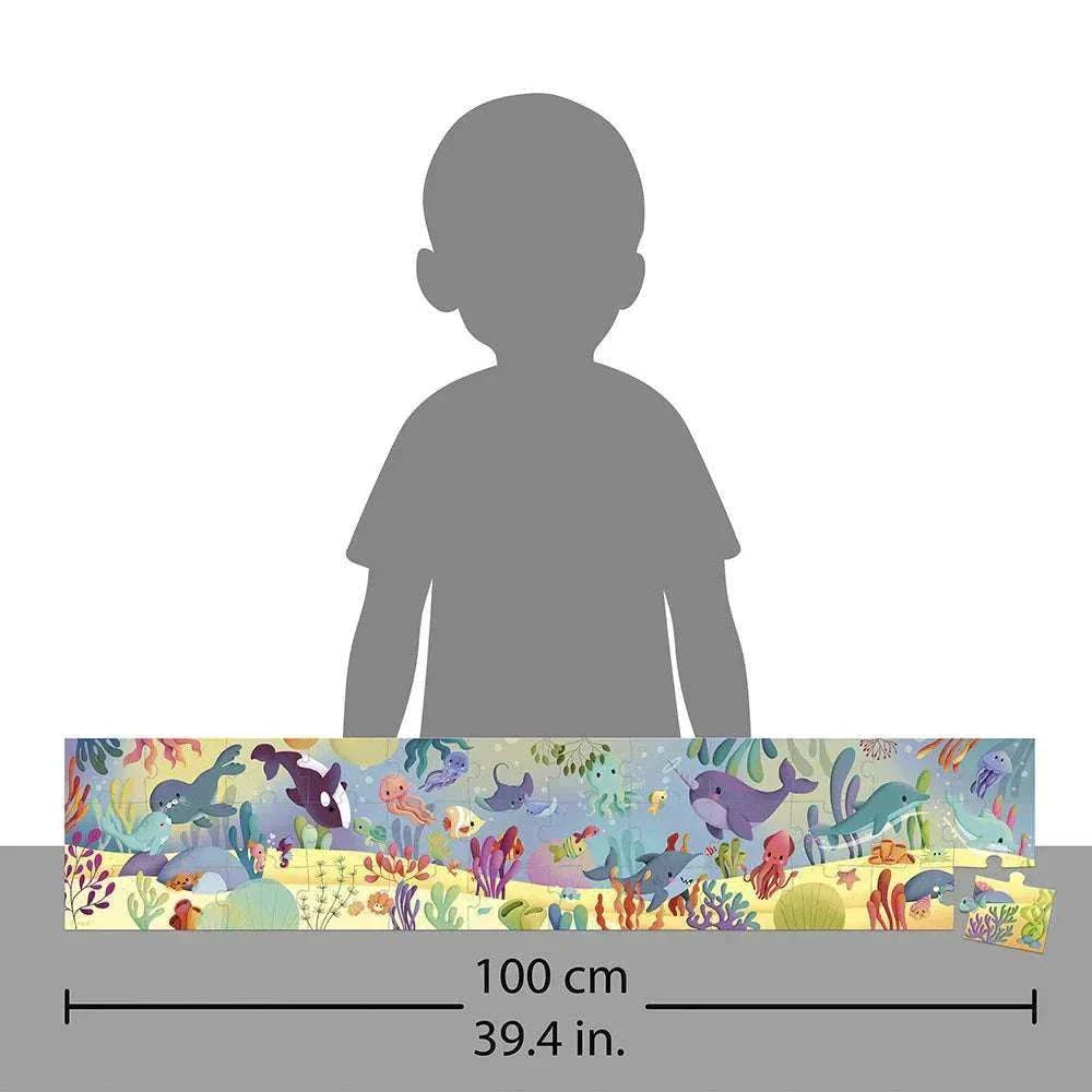 Janod Sea Animals Frieze Puzzle 36 Pieces