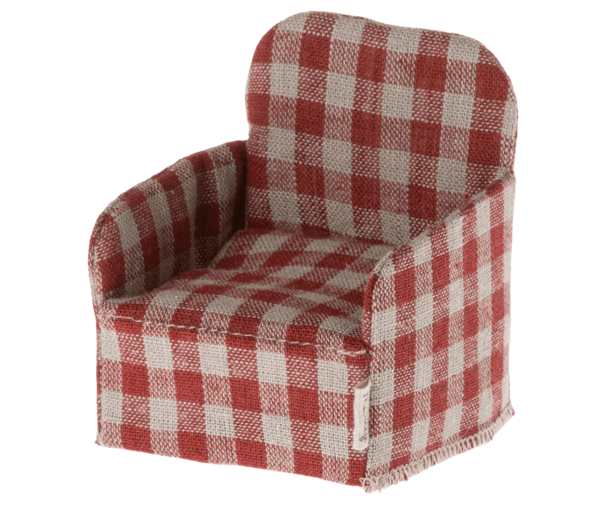 Maileg Chair, Mouse - Red