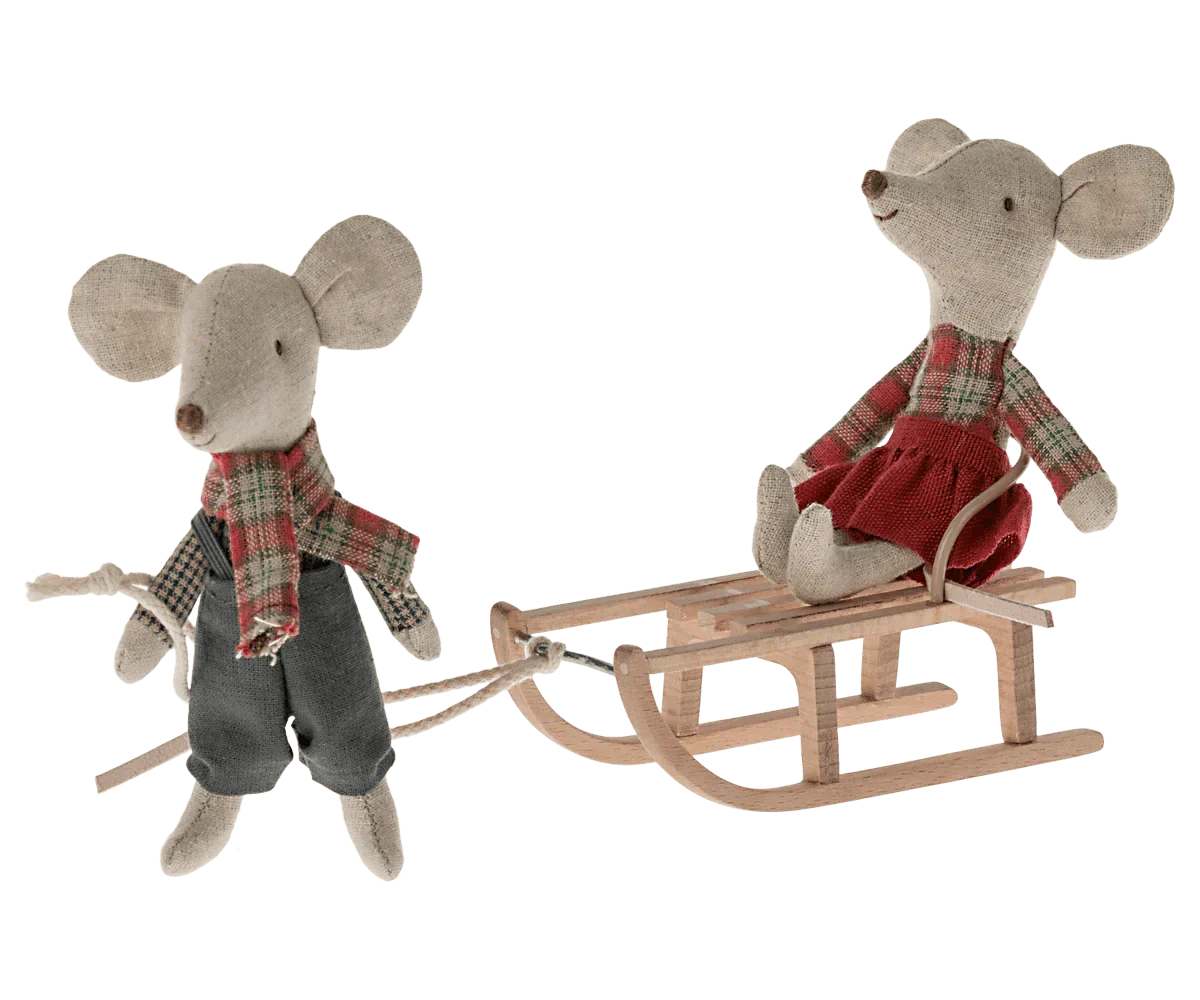 Maileg Sled, Mouse