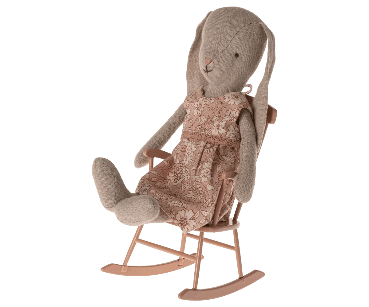 Maileg Rocking Chair, Mini - Dark Powder