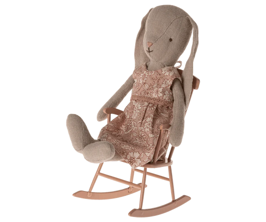 Maileg Rocking Chair, Mini - Dark Powder