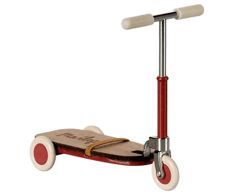 Maileg Kick board, Mouse - Red