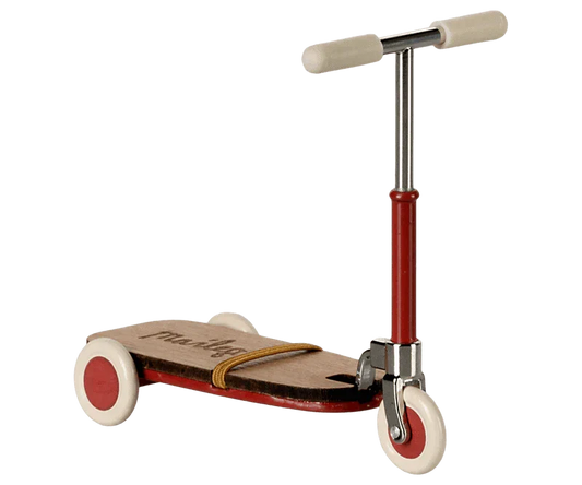 Maileg Kick board, Mouse - Red