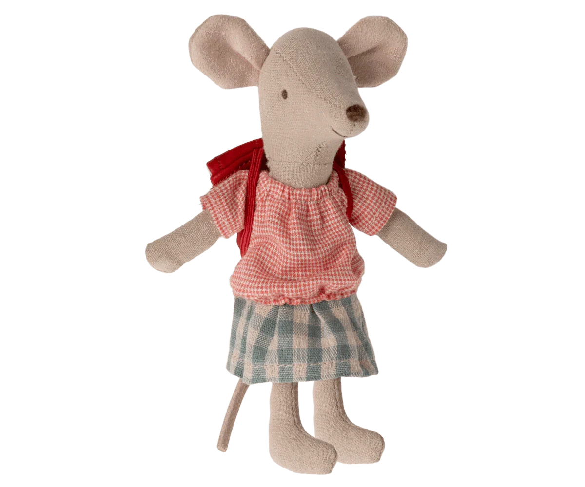 Maileg Tricycle Mouse Big Sister Red
