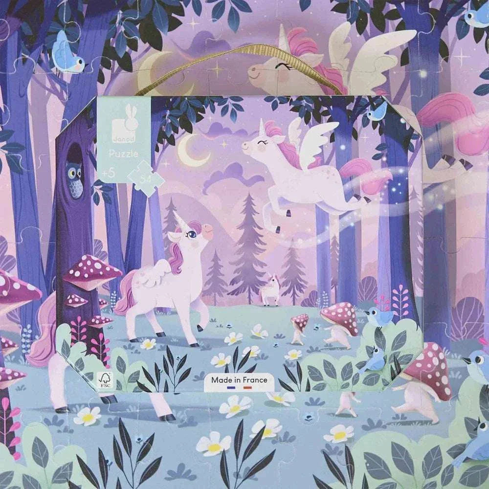 Janod Puzzle Unicorns - 54 pcs