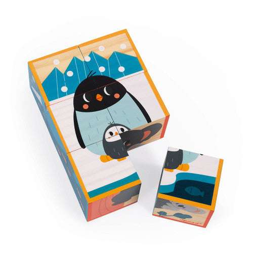 6 Animal Wooden Blocks