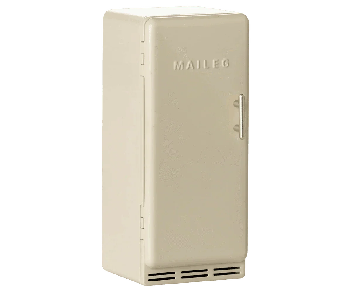 Maileg Metal Fridge, Mouse - Off white