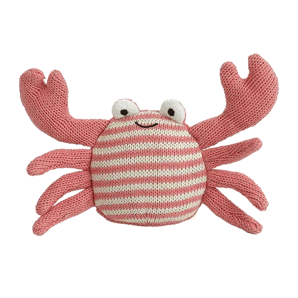 Mon Ami Caldwell Crab Knit Rattle
