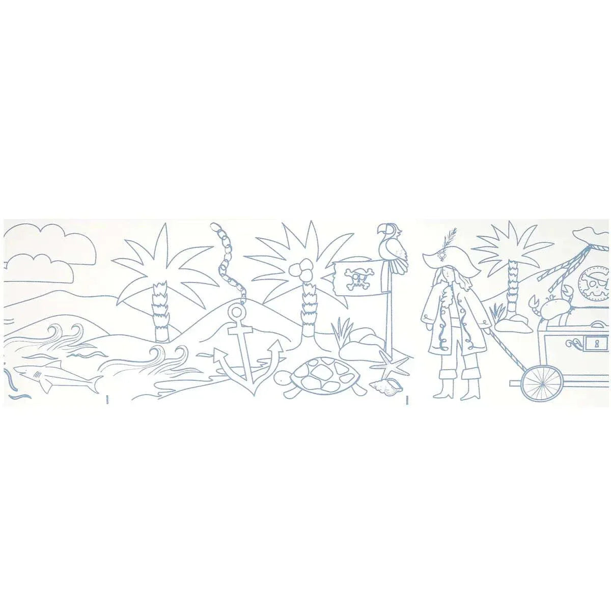 Meri Meri Pirate Colouring Roll