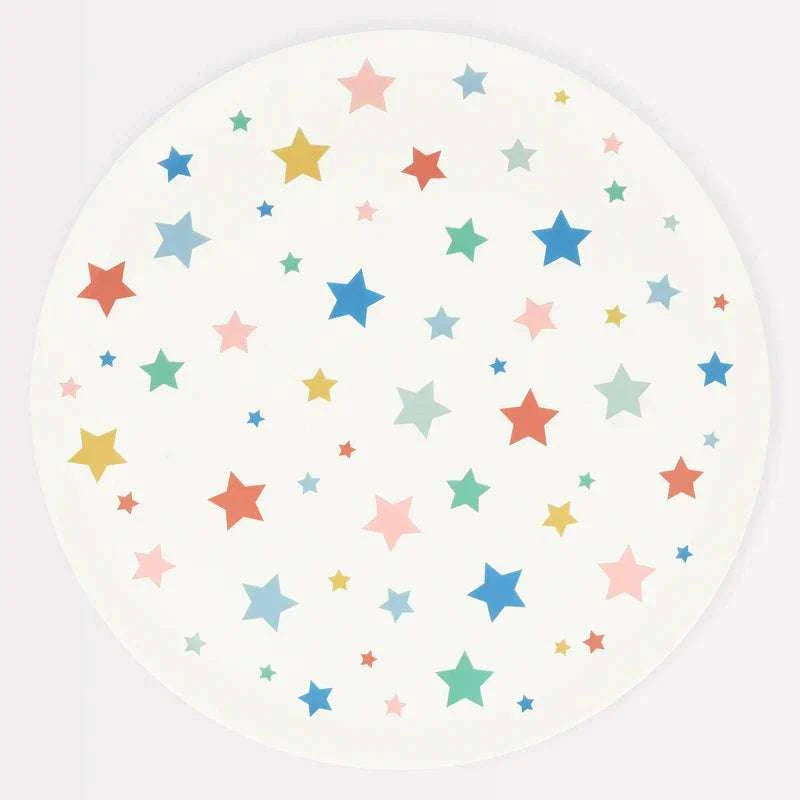 Meri Meri Star Pattern Reusable Large Plates