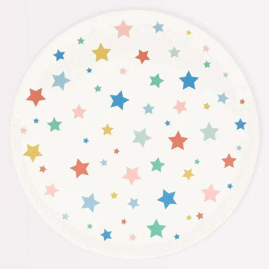 Meri Meri Star Pattern Reusable Large Plates
